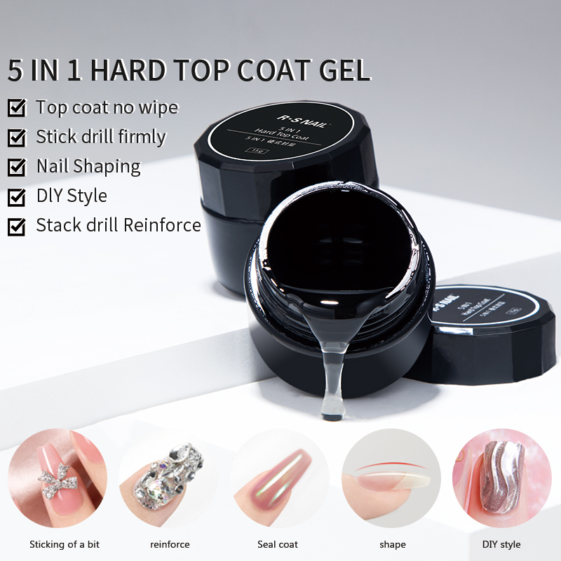 RSNAIL 5 IN 1 일본산 하드 탑 코트 15g  - Cucumber Cooling Gel 리뷰 및 가격