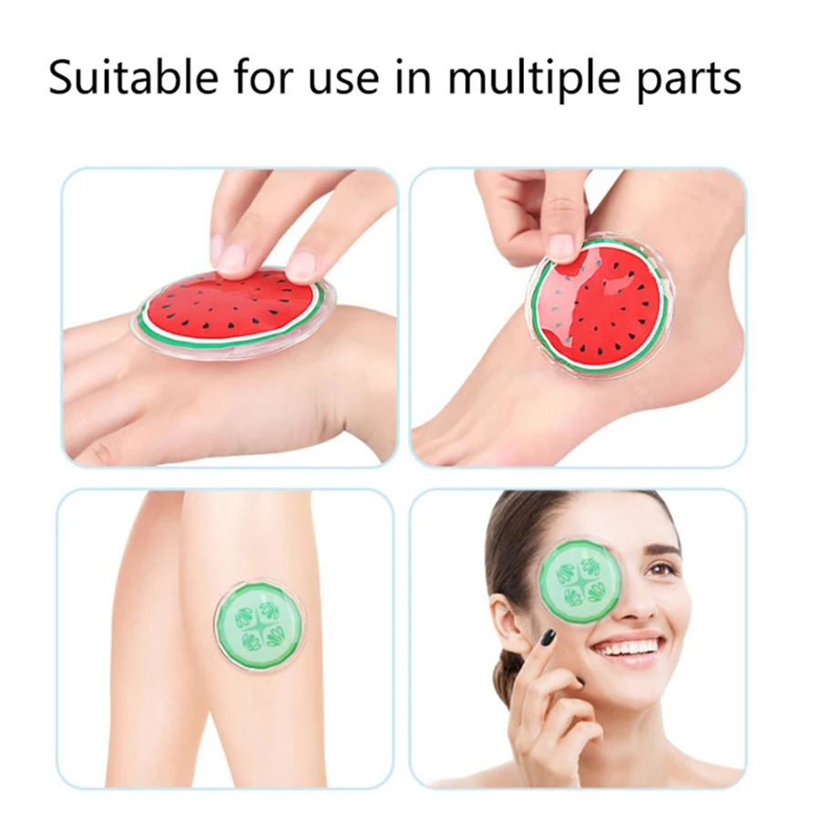 과일 테마의 재사용 가능한 젤 아이 마스크 – 눈의 휴 - Cucumber Cooling Gel 리뷰 및 가격
