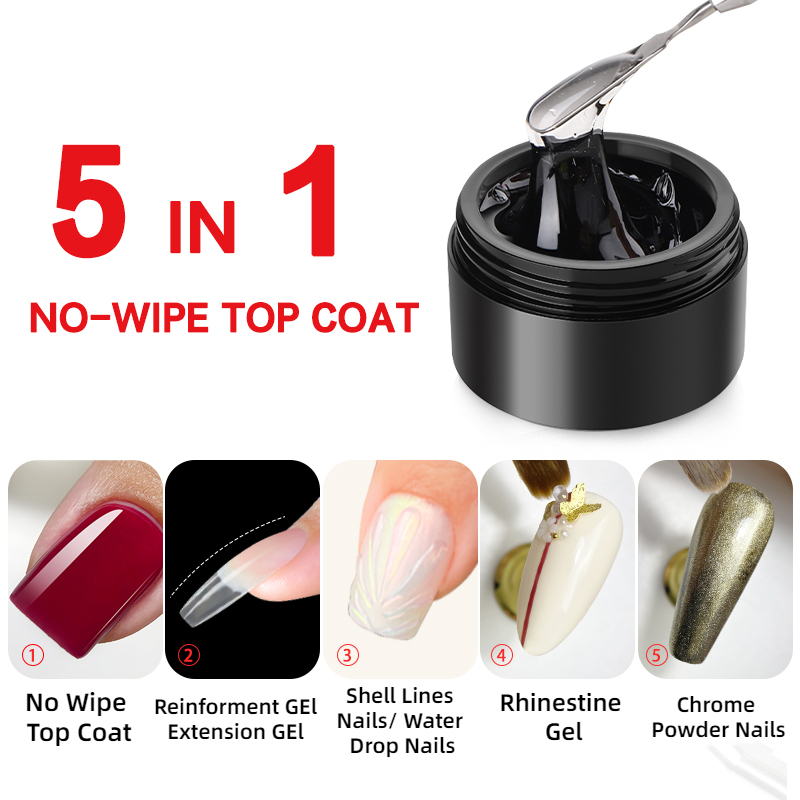 MSHARE 3D 탑 코트 젤 50ml 5 IN 1 라 - Cucumber Cooling Gel 리뷰 및 가격